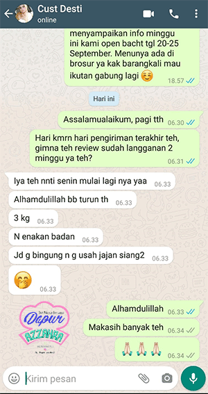 Catering Diet Rumah Az zahra