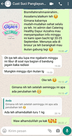 Catering Diet Rumah Az zahra