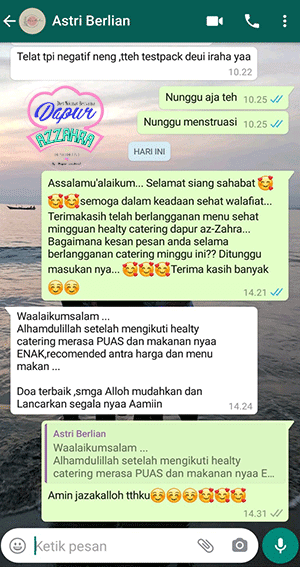 Catering Diet Rumah Az zahra